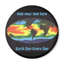 Earth Day 2012 - Global sea surface temperature magnets