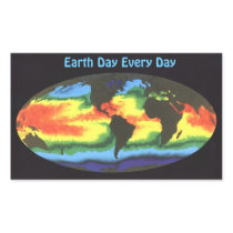 Earth Day 2012 - Global sea surface temperature stickers