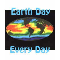Earth Day 2012 - Global sea surface temperature t-shirts