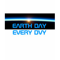 Earth Day 2012 - The Thin Blue Line - Close-up t-shirts
