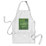 Earth day and think green aprons