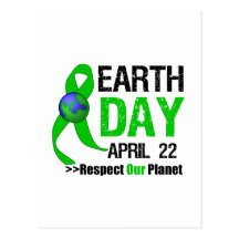 Earth Day Awareness Postcards