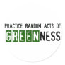 Earth Day - Be Green Round Stickers