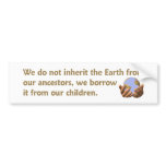 Earth Day bumper sticker bumper stickers