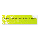 Earth Day Bumper Sticker bumper stickers