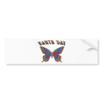 Earth Day Butterfly bumper stickers