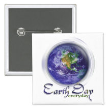 Earth Day Button