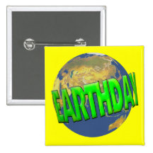 Earth Day Buttons