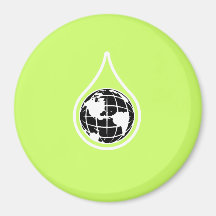 EARTH DAY - Conserve white Magnet