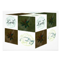 Earth Day Cube Invite