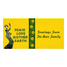Earth Day Dancer Picture Card