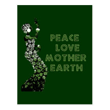 Earth Day Dancer Post Card