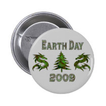 Earth Day Dragons 2009 buttons