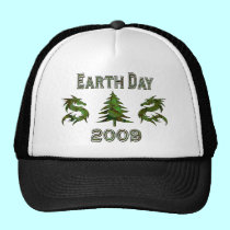 Earth Day Dragons 2009 hats