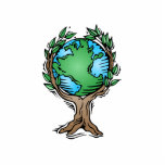 Earth Day Earth Tree photo sculptures