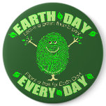 Earth Day Environmental buttons