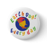 Earth Day Everyday buttons