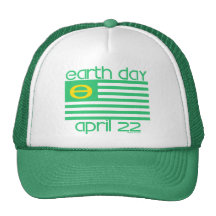 Earth Day Flag April 22 Hat