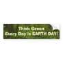 EARTH DAY FOREST PATH Bumper Sticker