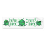 Earth Day Green Environment T-Shirts Bumper Sticker
