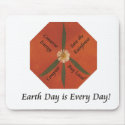 Earth Day is Every Day mousepads