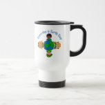Earth Day is Everyday Cute Kids Surrounding Globe mugs
