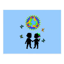 Earth Day Kids Postcards