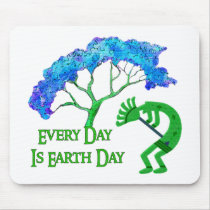 Earth Day Kokopelli Mousepad