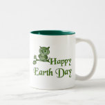 Earth Day Owl Coffee Mugs