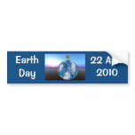 Earth Day Planet Bumper Sticker bumper stickers