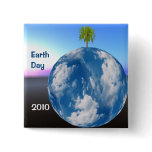 Earth Day Planet Magnet buttons