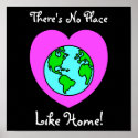 Earth Day Planet Poster posters