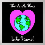 Earth Day Planet Poster posters