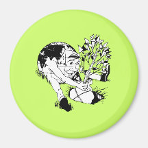 EARTH DAY - Plant a tree Fridge Magnet