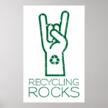 Earth Day: Recycling Rocks! Poster posters