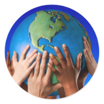 EARTH DAY THINK GREEN STICKER