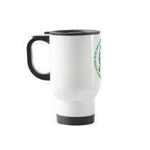 Earth does not belong to man mug