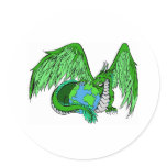 Earth Dragon Sticker