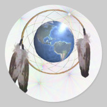Earth Dreamcatcher stickers