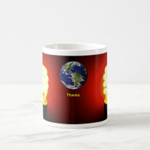 Earth friendly fluorescents mug