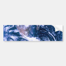 Earth From Space Blue Marble Bumper Stickers