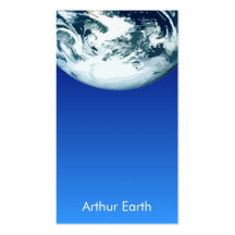 Earth from Space Card Business Cards