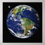 Earth from space posters