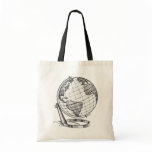 Earth Globe Tote Bags