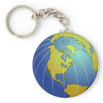 Earth Globe keychains