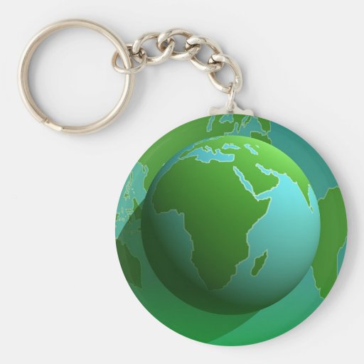 Earth Globe Keychains