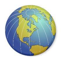 Earth Globe magnets