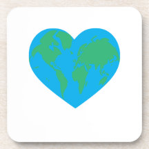Earth Heart Coasters