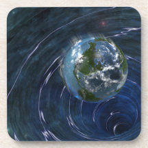 Earth Is In Trouble Drink Coaster