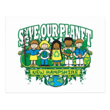 Earth Kids New Hampshire Postcard